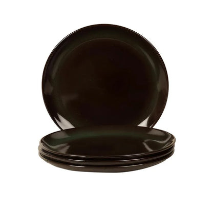 Bottle Green Dinner Plates | Set of 4 Default Title