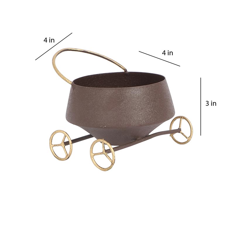 Wine Bowl Snacks Platter With Wheels Default Title