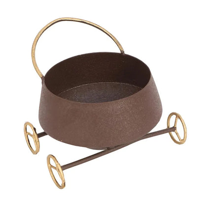 Wine Bowl Snacks Platter With Wheels Default Title