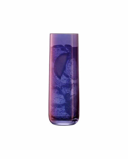 Polar Violet Aurora Highball Water & Juice Glass | 420 ml | Set Of 4 | 2 x 7 inches
