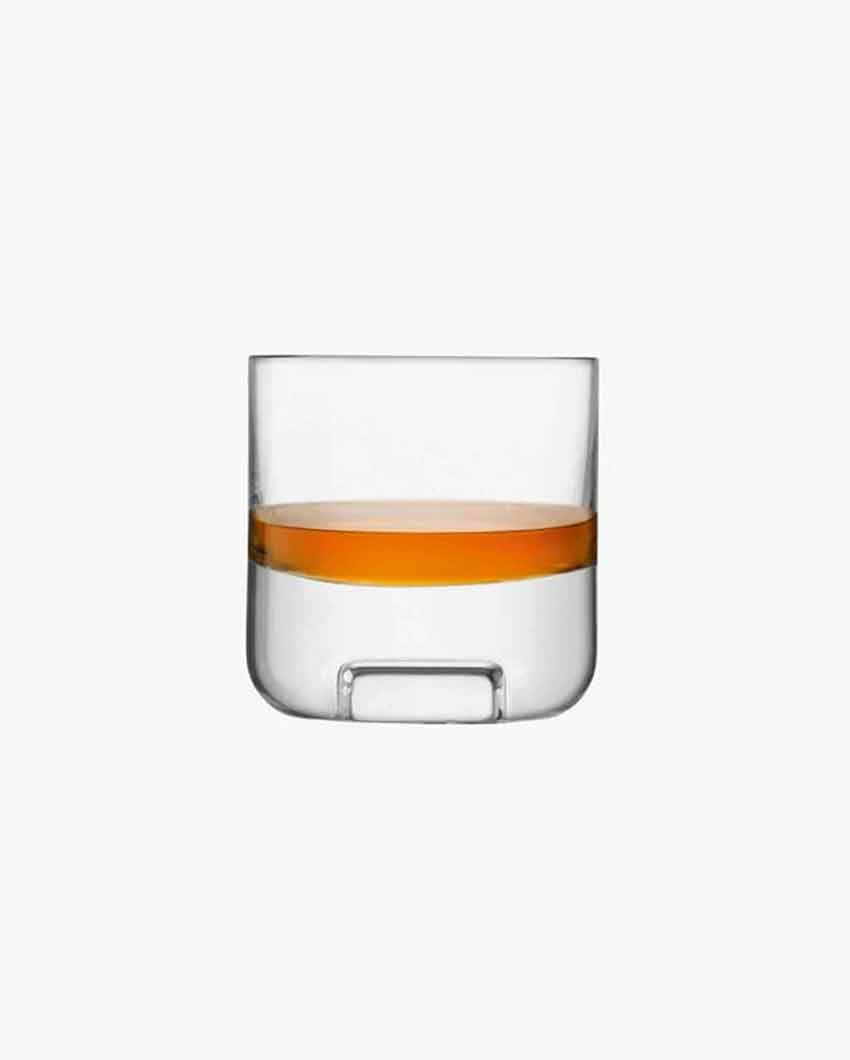 Cask Whisky Tumbler | 240 ml | Set Of 2 | 3 x 4 inches