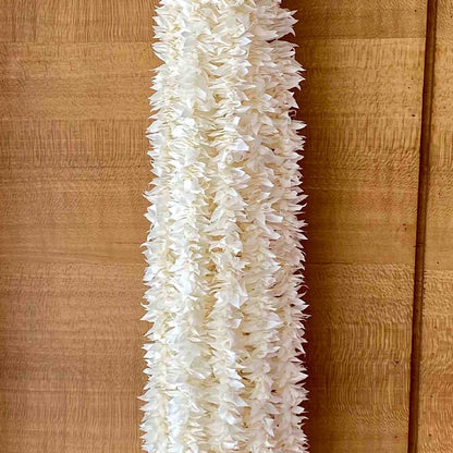 Decorative Artificial Gajra | Set Of 12 White