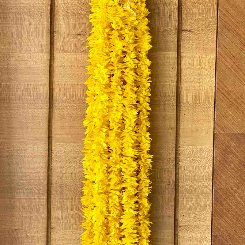 Decorative Artificial Gajra | Set Of 12 Yellow