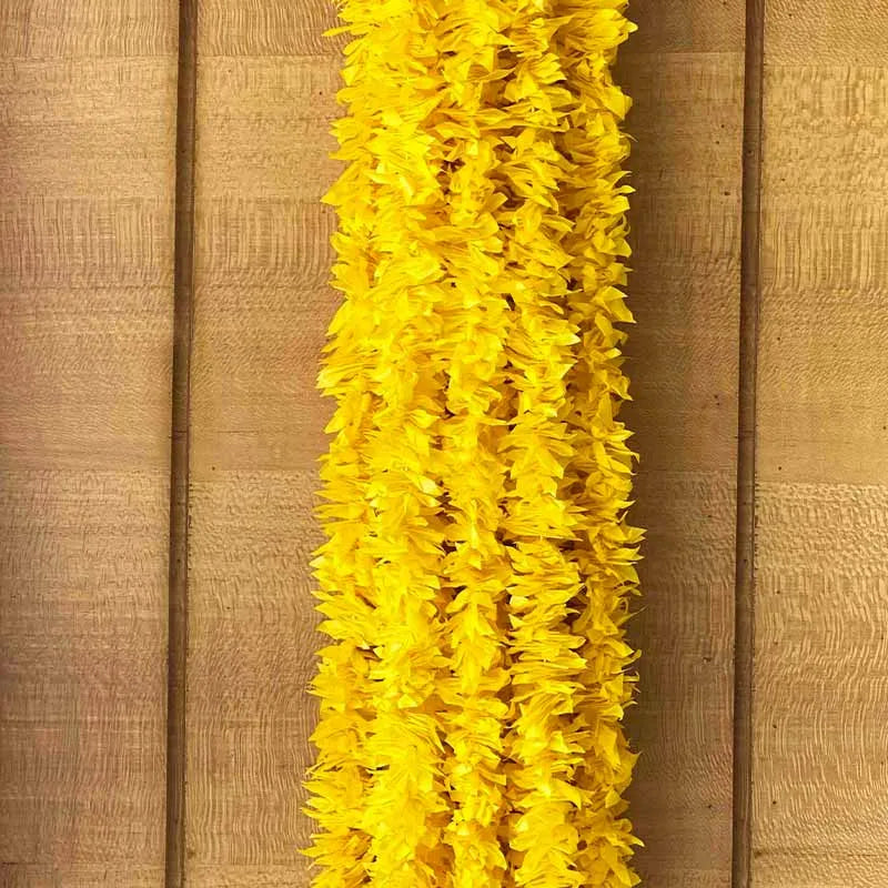 Decorative Artificial Gajra | Set Of 12 Yellow