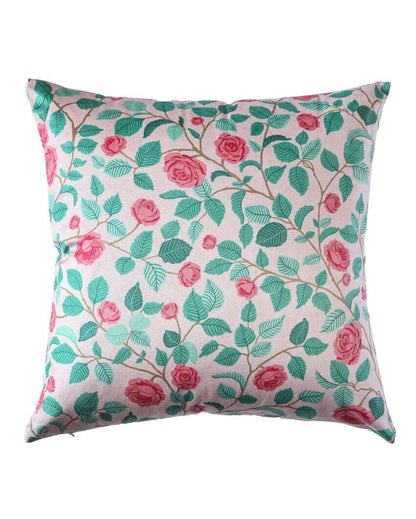 Gulab Printed Velvet Cushions | 16 x 16 inches