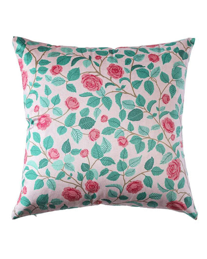 Gulab Printed Velvet Cushions | 16 x 16 inches