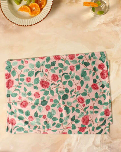 Gulab Printed Velvet Placemats | 13 x 19 inches