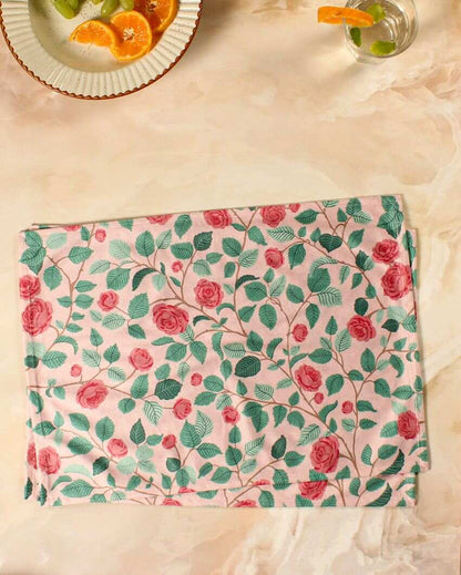 Gulab Printed Velvet Placemats | 13 x 19 inches