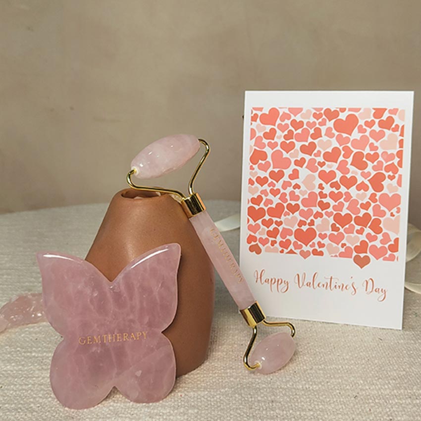 Radiant Valentine Pink Blush & Bloom Duo in Gift Box | Pack of 3 | 10 x 8 x 4 inches