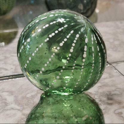 Orb Shape Art Glass Hand Blown Sphere