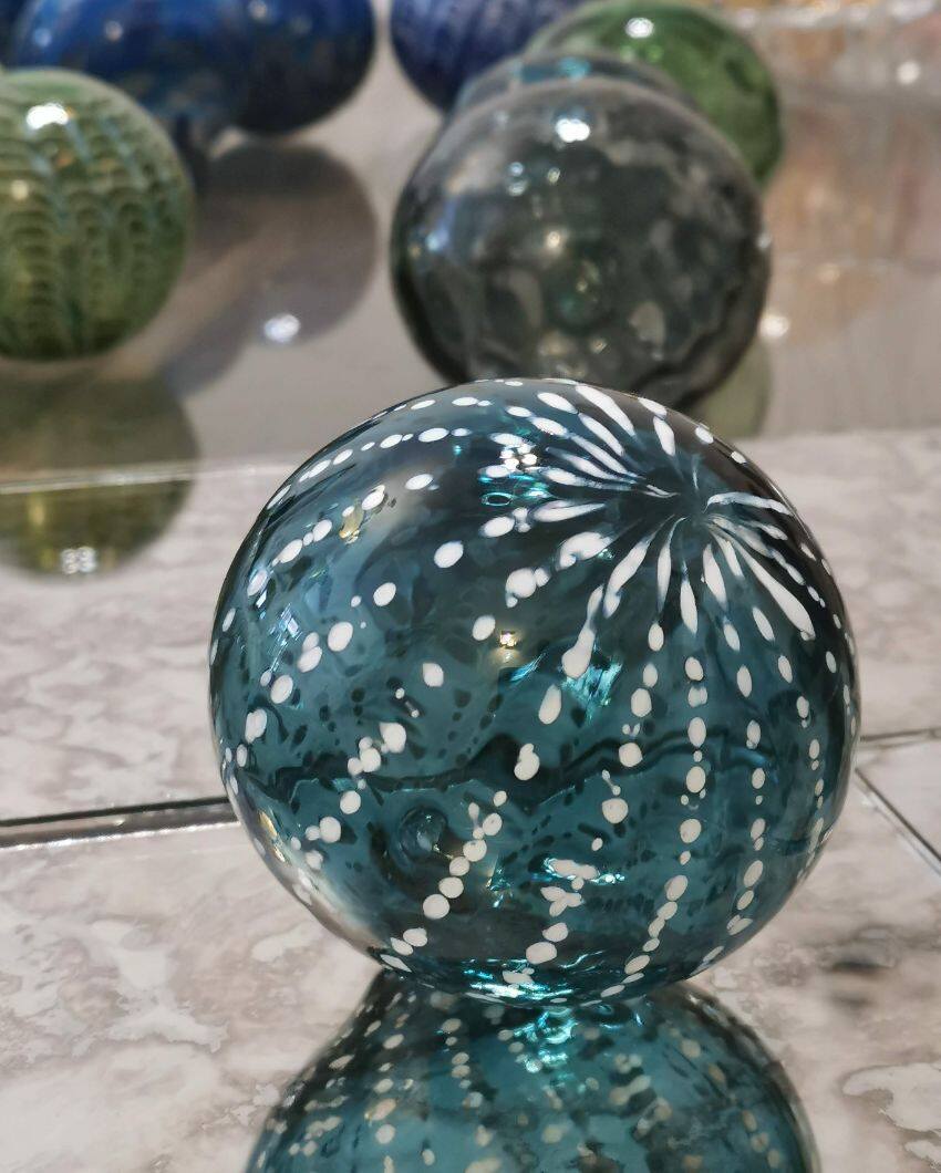 Orb Shape Art Glass Hand Blown Sphere