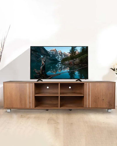 Organized and Stylish Media Display Minion TV Unit | 70 x 15 x 20 inches