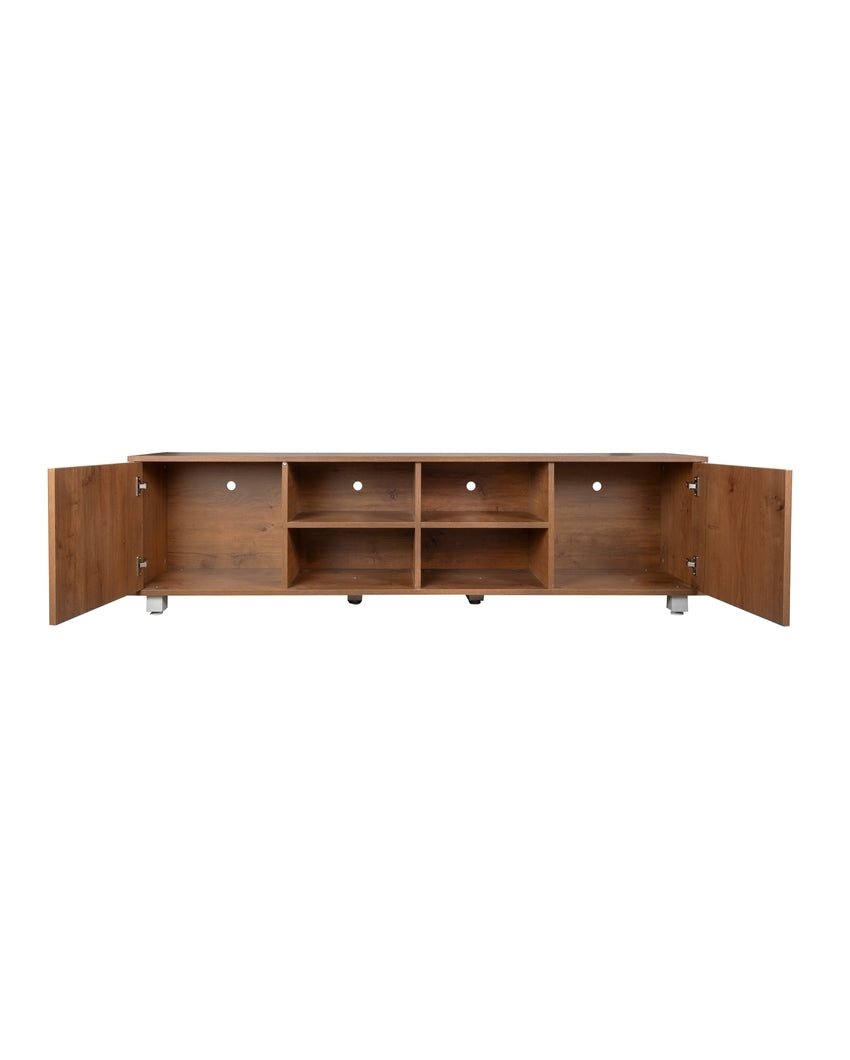 Organized and Stylish Media Display Minion TV Unit | 70 x 15 x 20 inches