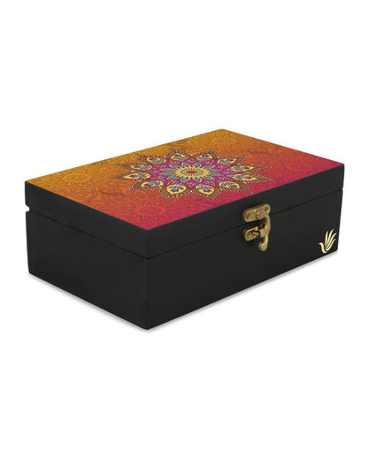 Elegant Mandala Design Multicolor Storage Box