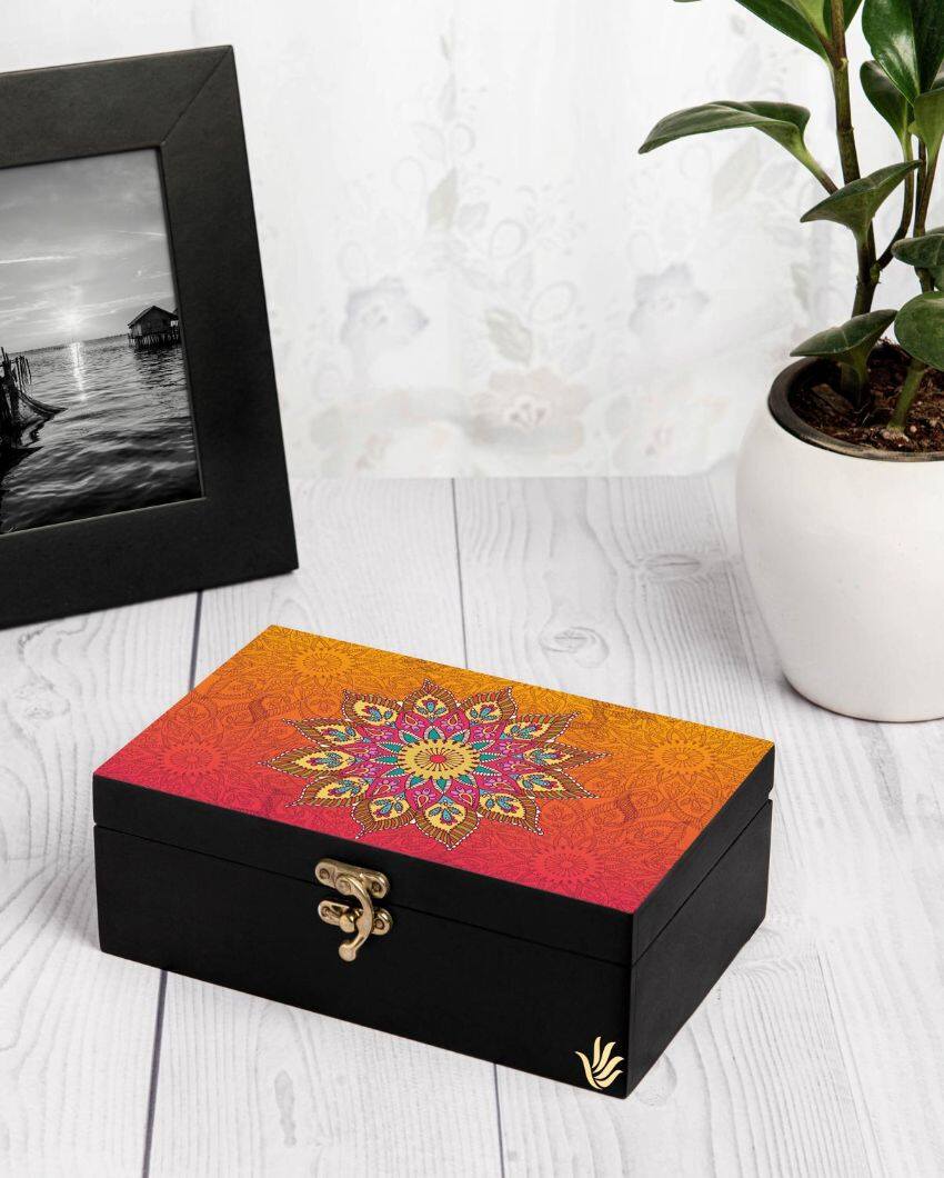 Elegant Mandala Design Multicolor Storage Box