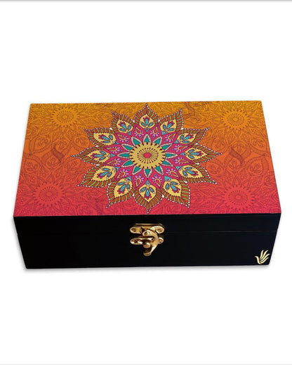 Elegant Mandala Design Multicolor Storage Box