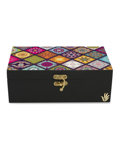 Classic Multi Mandala Design Multicolor Storage Box