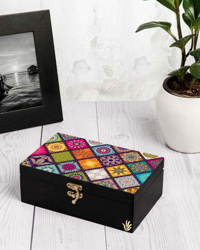 Classic Multi Mandala Design Multicolor Storage Box