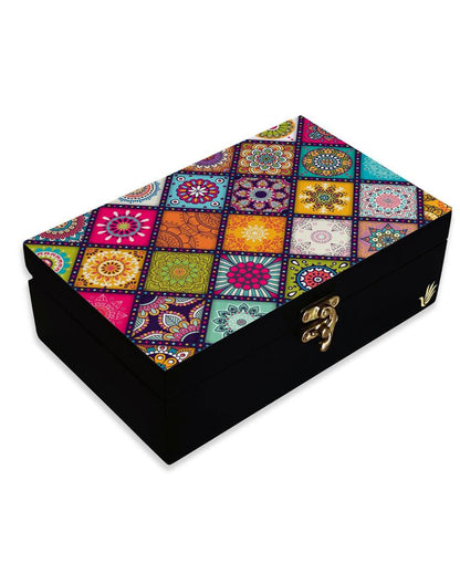 Classic Multi Mandala Design Multicolor Storage Box