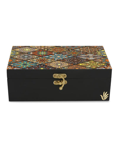 Modern Diamond Design Multicolor Storage Box