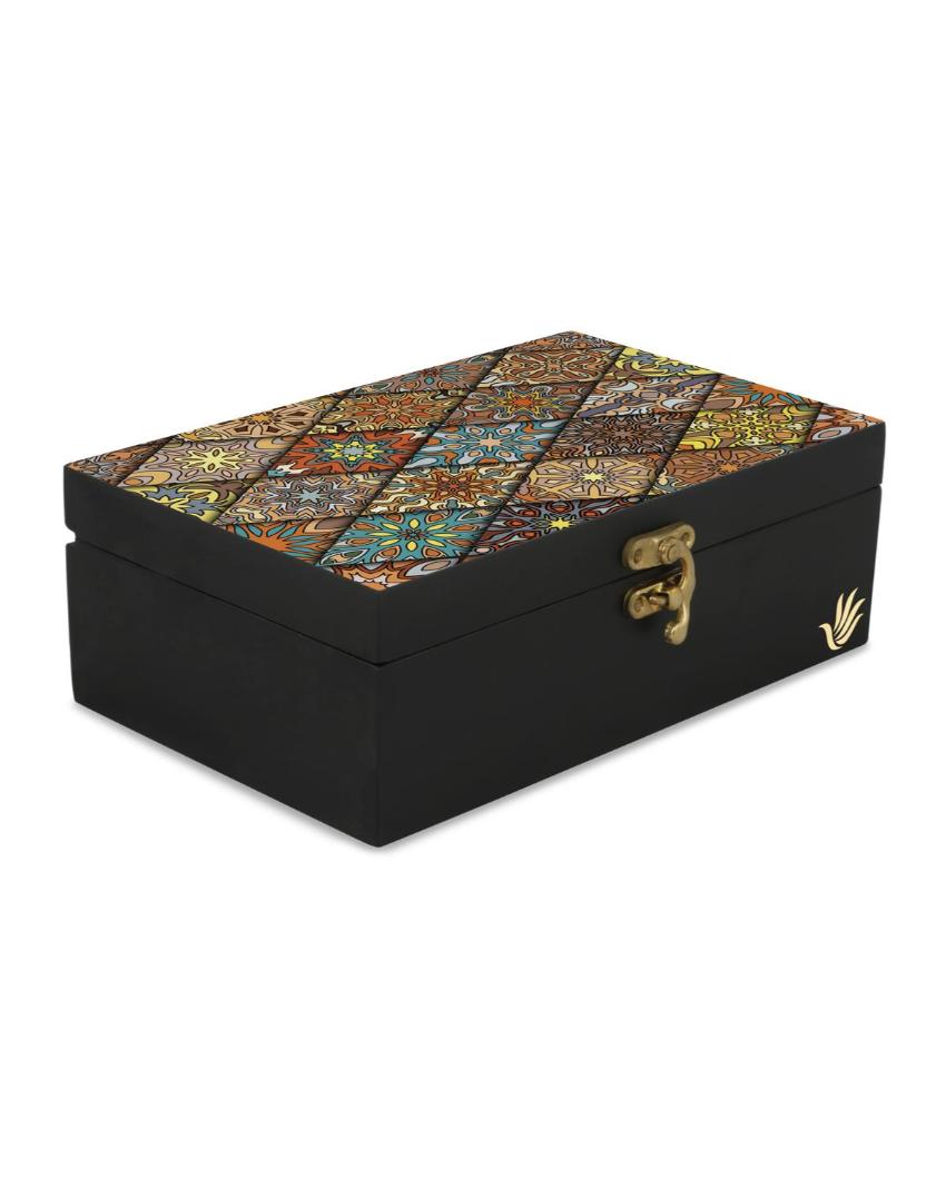 Modern Diamond Design Multicolor Storage Box