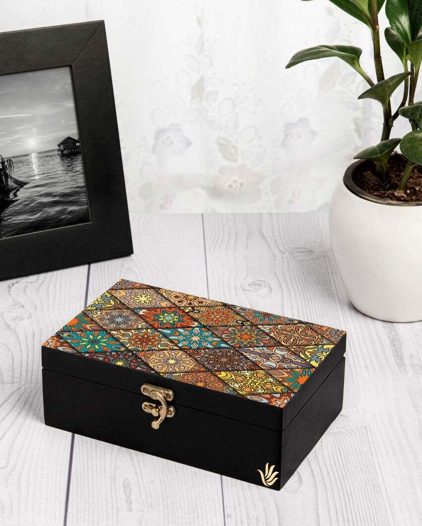 Modern Diamond Design Multicolor Storage Box