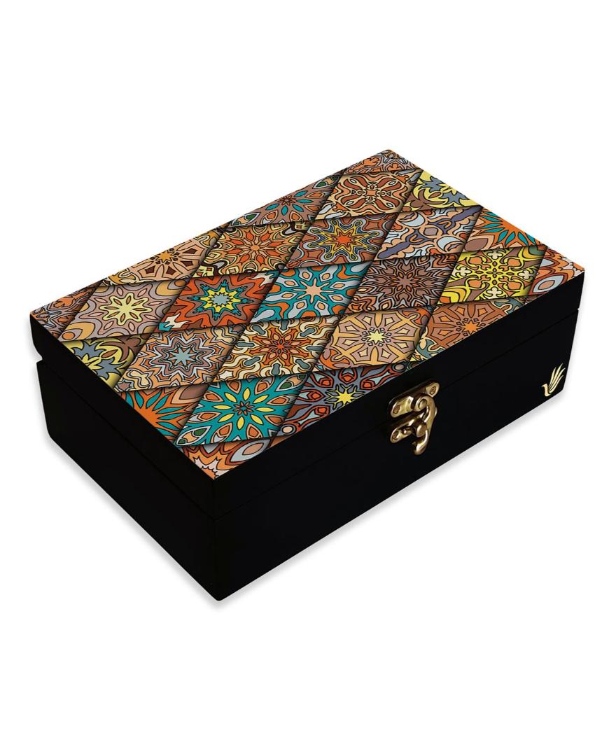 Modern Diamond Design Multicolor Storage Box