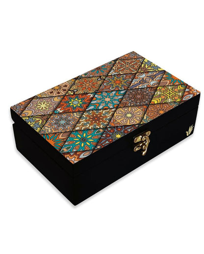 Modern Diamond Design Multicolor Storage Box