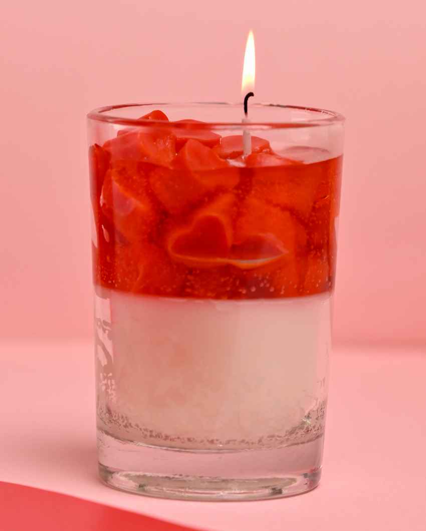 Heartfelt Red Sweetheart Flame Candle | 2 x 4 inches