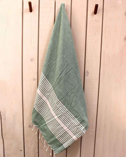 Turkish Beach Fouta Bath Towel Light Grey