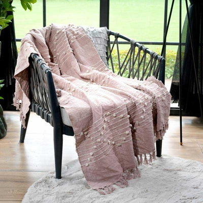 Luxurious Cotton Throw | 86 x 53 Inches