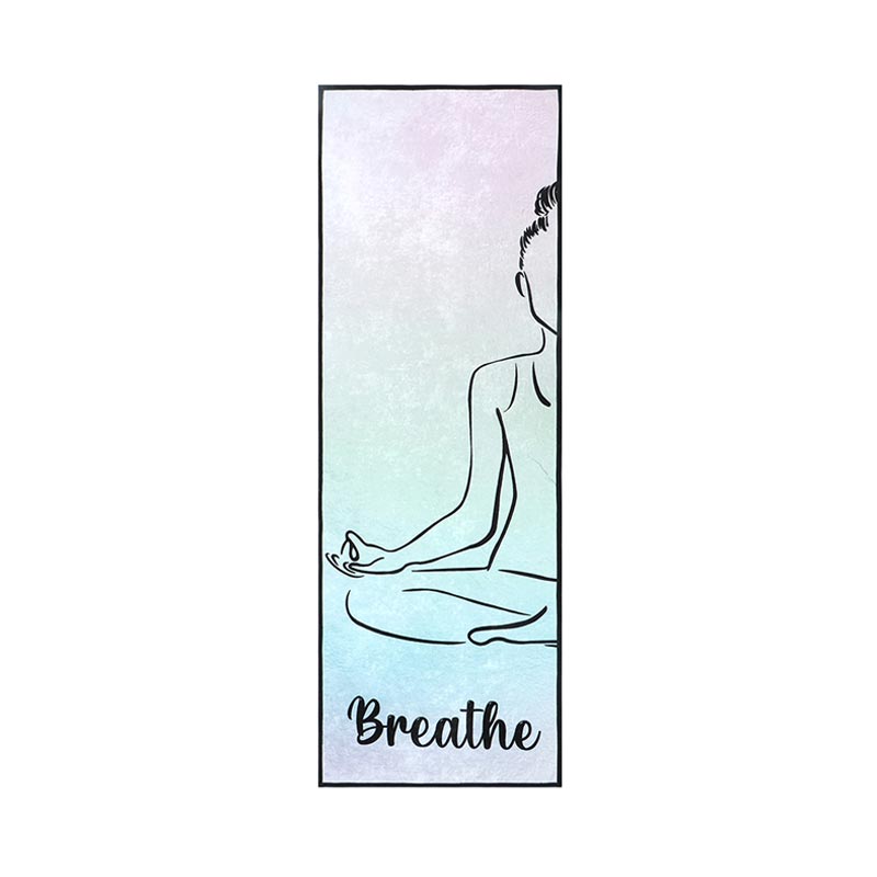 Breathe Aqua Polyester Yoga Mat Default Title