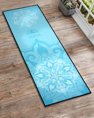 Classic Non Slip Polyester Yoga Mat | 70 x 23 inches