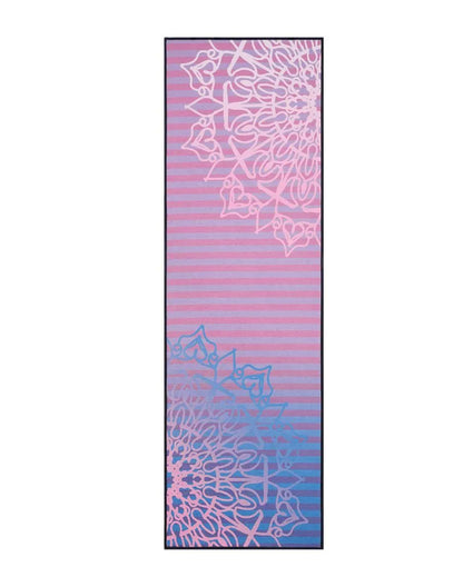 Purple Non Slip Polyester Yoga Mat | 70 x 23 inches