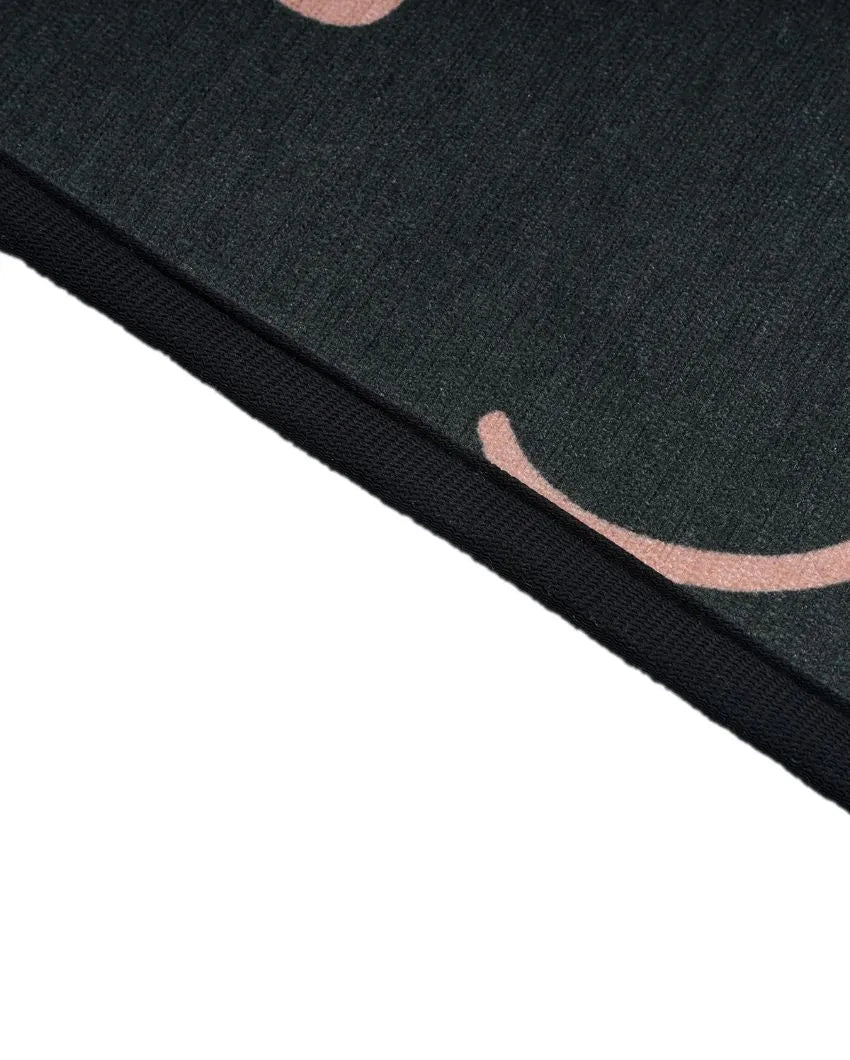 Let's Go Non Slip Polyester Yoga Mat | 70 x 23 inches