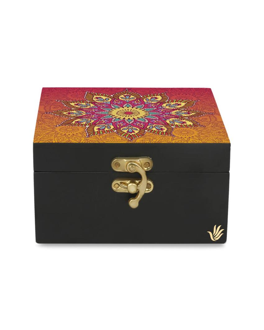 Elegant Mandala Design Multicolor Storage Box