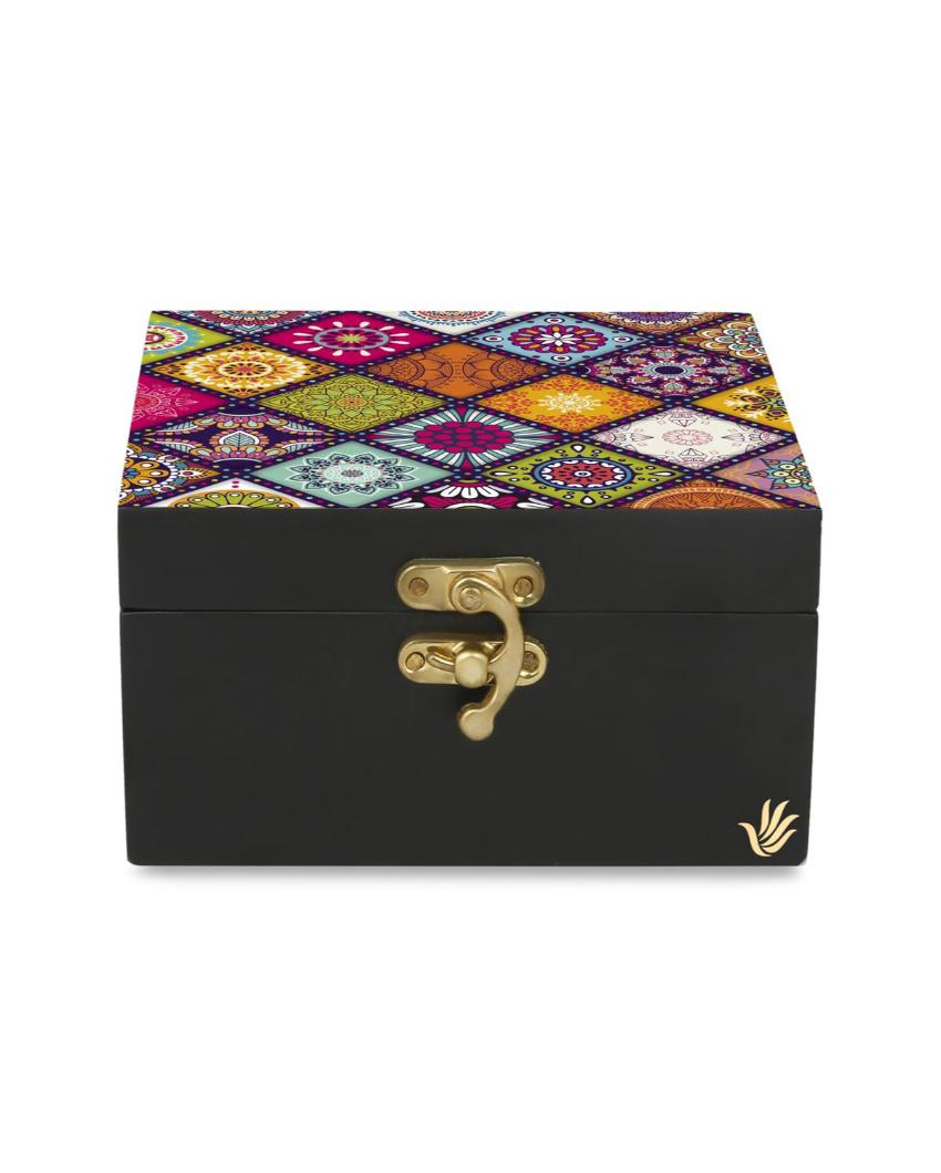 Classic Multi Mandala Design Multicolor Storage Box