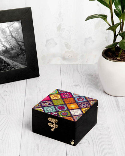 Classic Multi Mandala Design Multicolor Storage Box