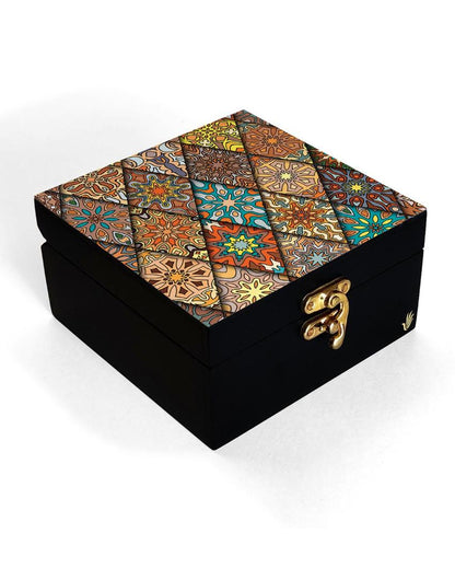 Modern Diamond Design Multicolor Storage Box