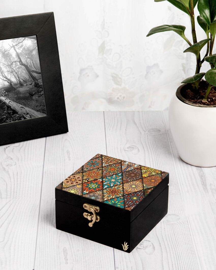 Modern Diamond Design Multicolor Storage Box