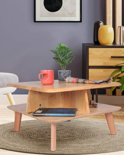 Classy Design Solid Wood Coffee Table | 24 x 24 x 14 inches