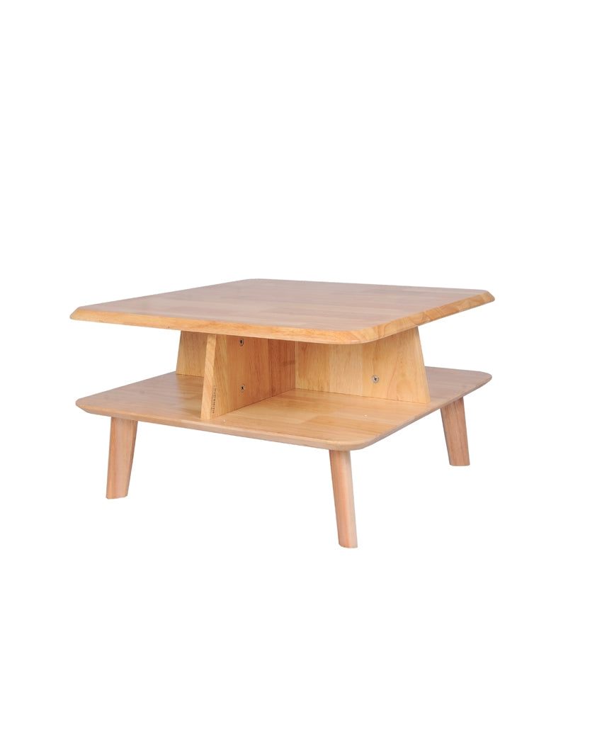 Classy Design Solid Wood Coffee Table | 24 x 24 x 14 inches