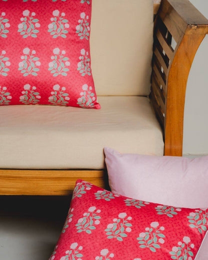Gul Printed Velvet Cushions | 16 x 16 inches