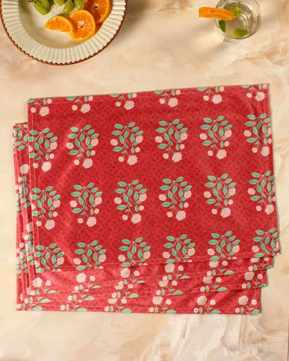 Gul Printed Velvet Placemats | 13 x 19 inches