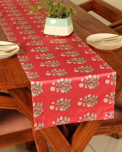 Gul Printed Velvet Table Runner | 13 x 59 inches