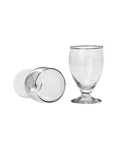 Elevated Entertaining Transparent Stemmed Beautiful Wine Glass  | 100ml |  2 x 4 inches