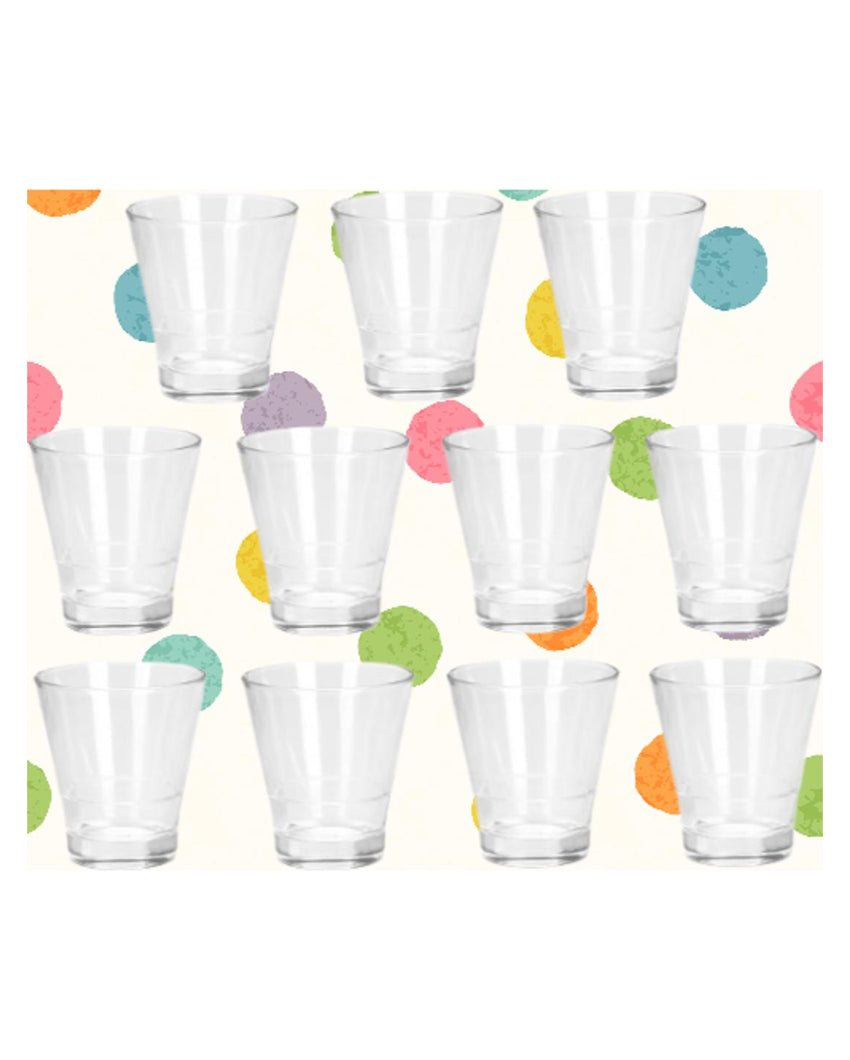 Durable Party Perfect Clear Glass Shot Glasses | 150ml | 4 x 4 inches