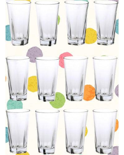 Durable Party Perfect Clear Glass Shot Glasses | 300ml | Set of 12