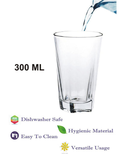 Durable Party Perfect Clear Glass Shot Glasses | 300ml | Set of 12