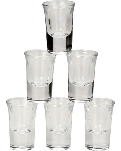Party Perfect Glass Shot Glasses Clear | 30ml | Set of 6